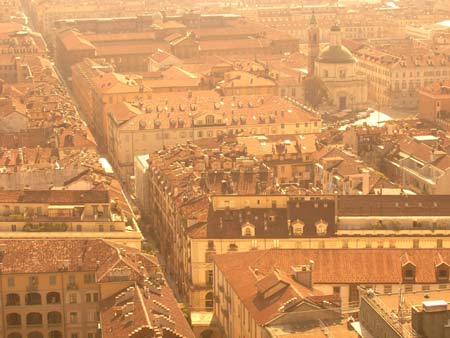 Panorama dalla Mole, verso piazza Carlina