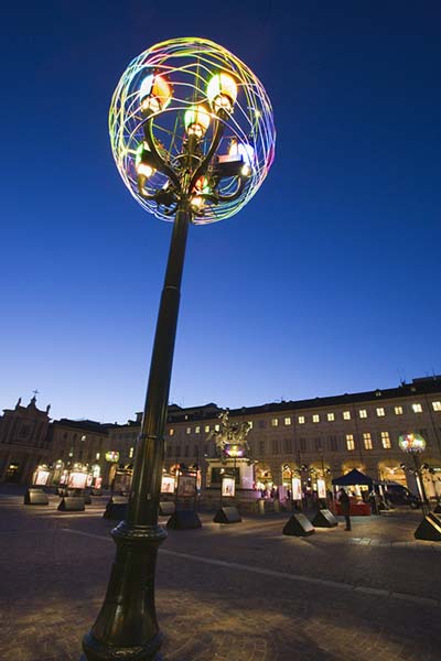 Luci d'artista in piazza San Carlo
