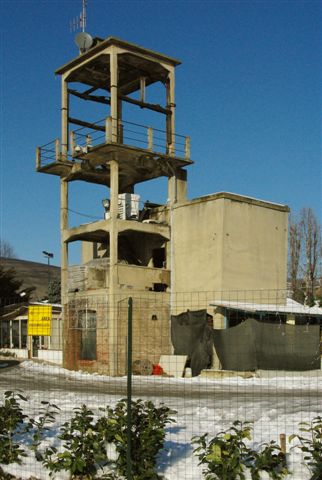 Torre di trattamento ghiaia e sabbia del Po. Ora Circolo River Side Tennis. Corso Moncalieri 506/35