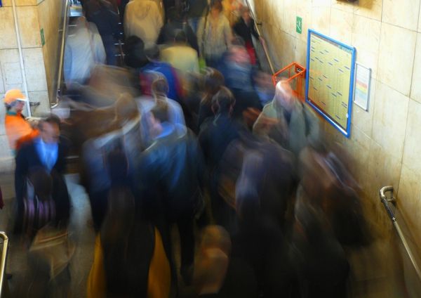 Uscita dalla stazione Porta Susa