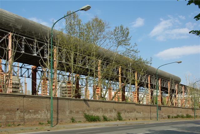 Gli ex stabilimenti Teksid in corso Mortara
