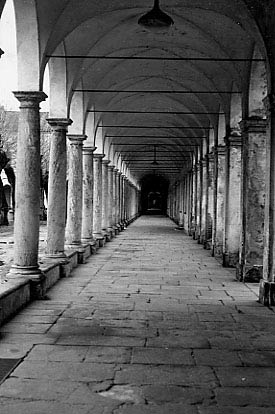 Portici del manicomio di Collegno