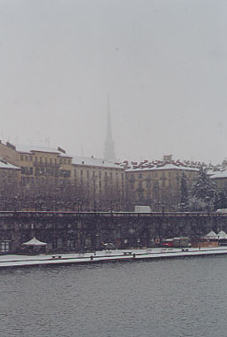 nevicata su Torino