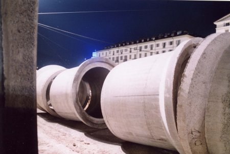 Lavori in piazza Vittorio