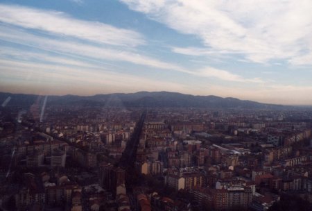 Corso Francia, dall'alto