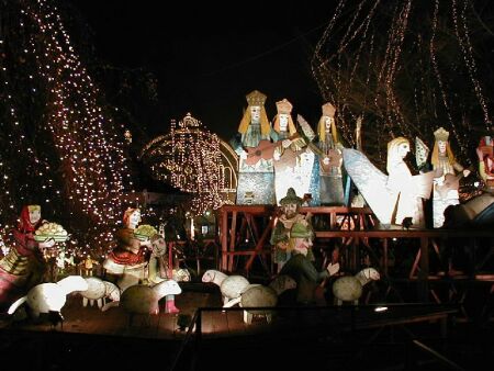 Presepio in piazza Carlo Felice