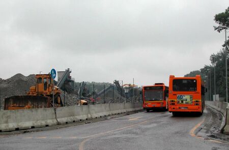 Lavori per la costruzione dell'Environment Park