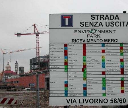Lavori per la costruzione dell'Environment Park