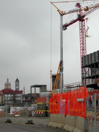 Lavori per la costruzione dell'Environment Park