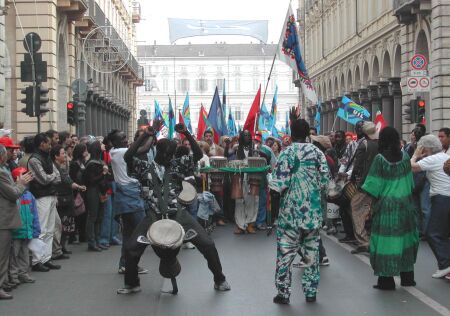Manifestazione del primo maggio in via Roma