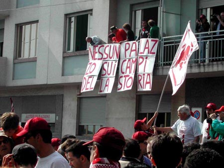 4 maggio 2003: la marcia dell'orgoglio granata