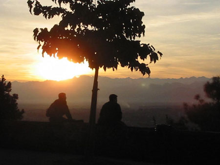 Tramonto d'inverno