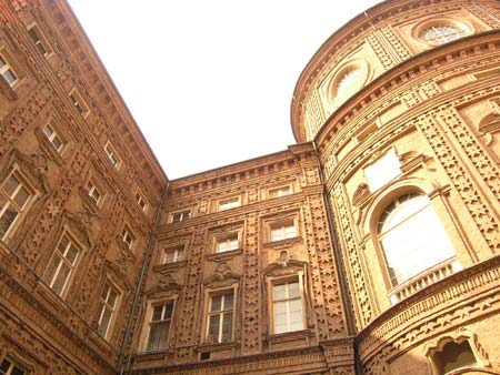 Palazzo Carignano, interno cortile