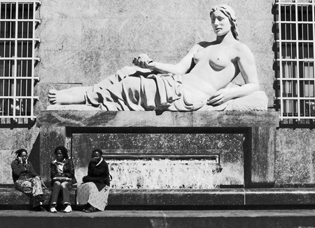 Blackandwhitephoto, piazza CLN