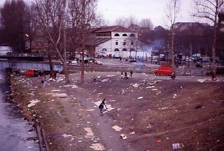 Panorama del balon dal ponte