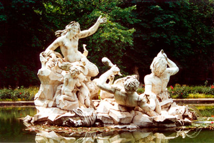 Fontana ai giardini Reali. E' considerato un luogo magico...