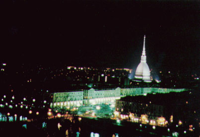 Panorama notturno da un innamorato