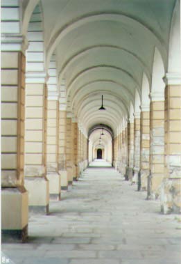 Portici del manicomio di Collegno