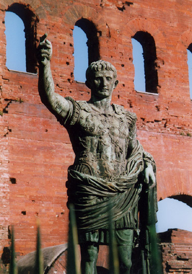 Marco Aurelio davanti alle Porte Palatine