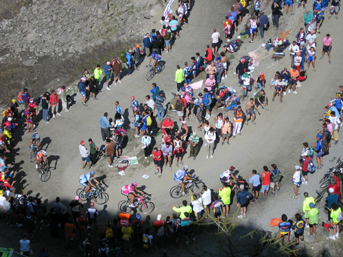 Giro d'Italia 2005. Colle delle Finestre, Val di Susa