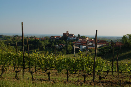 Marentino ripresa dai vigneti di Avuglione, Chieri