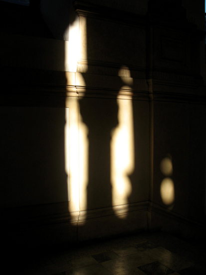 Rettorato, giochi di luce