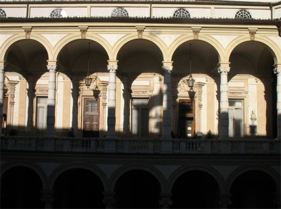 Rettorato, il Loggiato