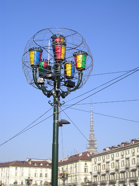 Luci d'artista in piazza Vittorio