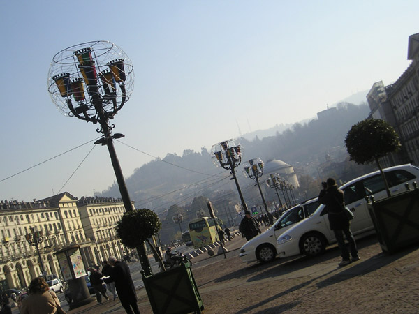 Luci d'artista in piazza Vittorio